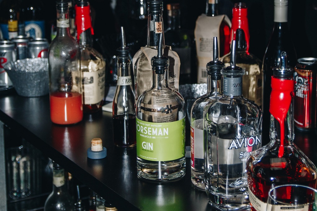 bouteille de gin