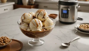 glace avec lait concentré