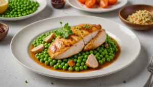 poulet au petits pois