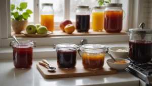 agar agar dans confiture chaude