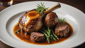 gigot d'agneau confit au miel cuisson lente