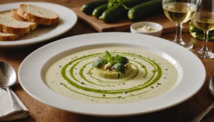 velouté de courgettes chevre