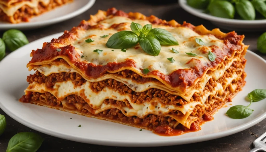 lasagne pâte fraîche cuisson