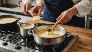 peut on recuire une creme patissiere