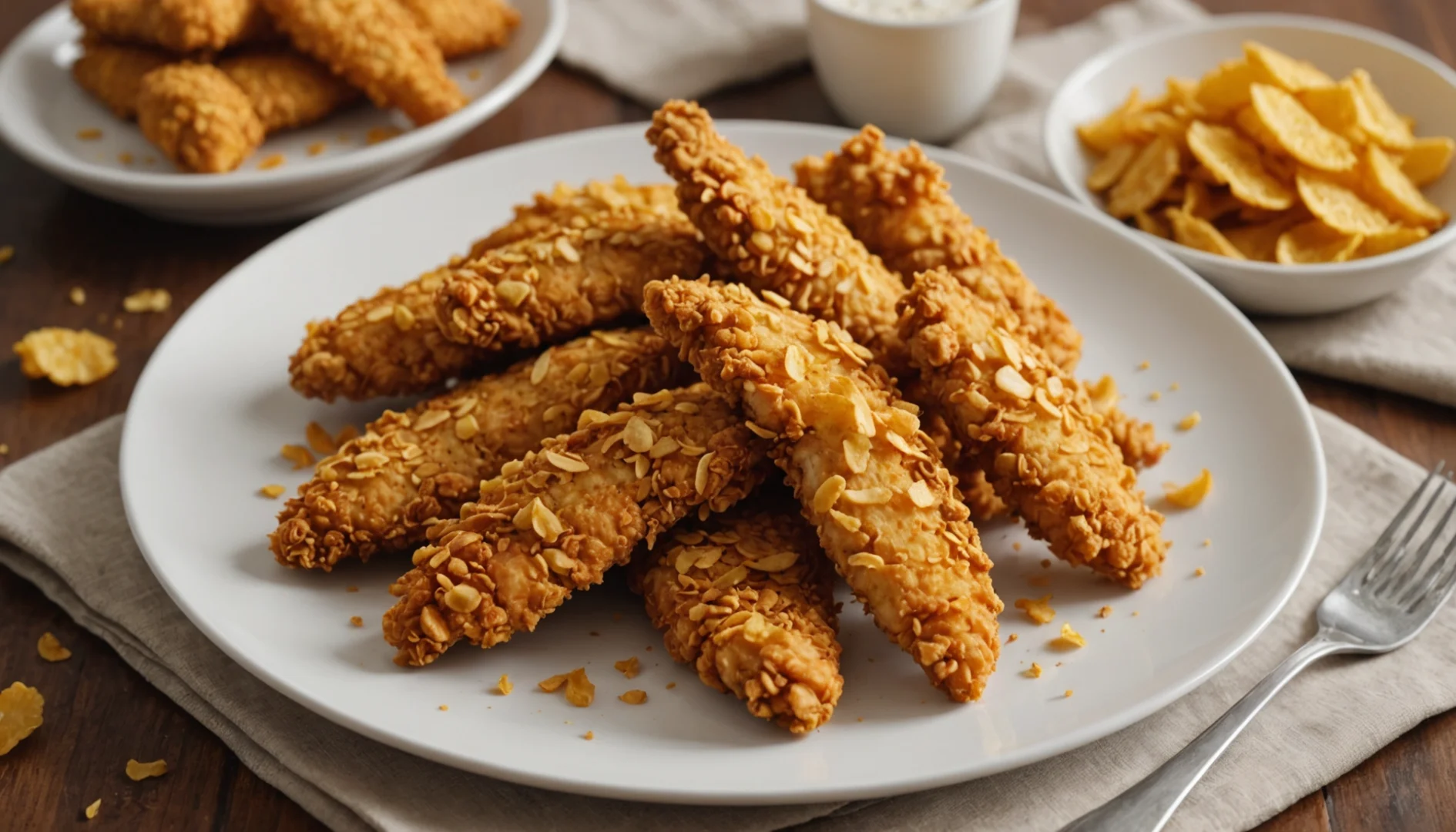 recette tenders corn flakes au four