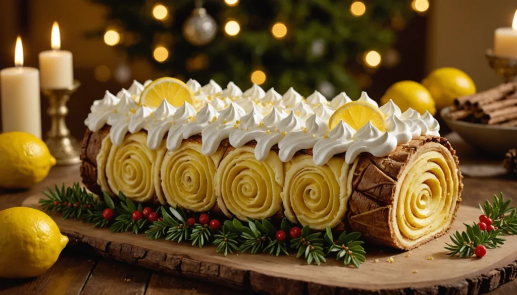 buche facon tarte au citron