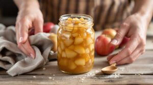 compote de pommes pour tarte