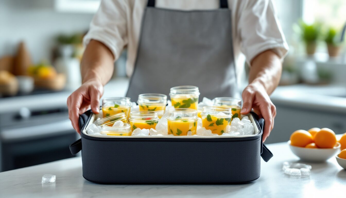 comment transporter des verrines