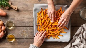 frite de patate douce