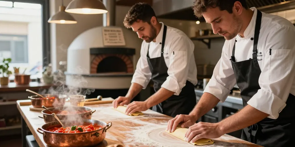 Les secrets d'un restaurant italien qui fait tout maison