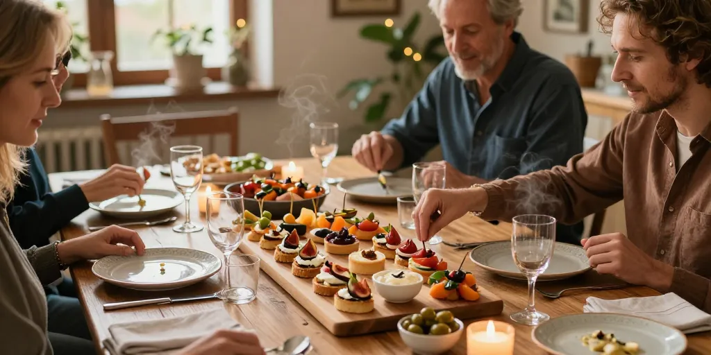 Apéro dînatoire de saison : 12 idées prêtes à servir