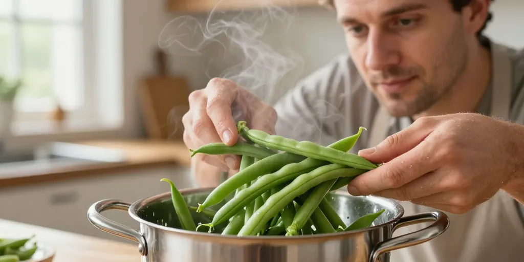 cuisson haricots verts