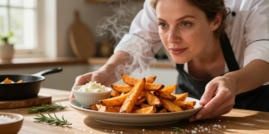 frites de patates douces