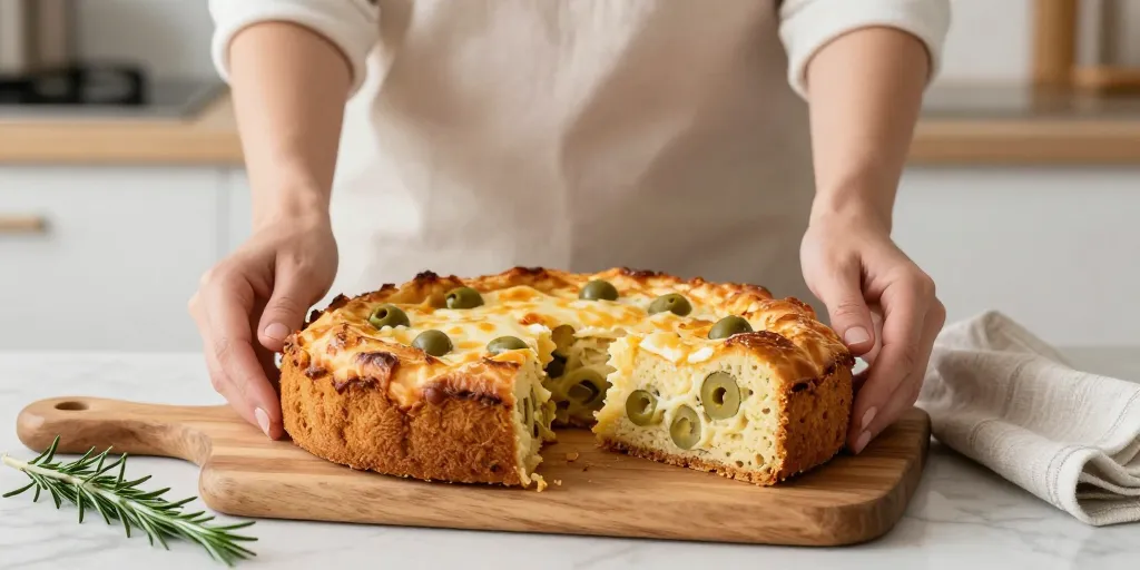 recette cake salé moelleux