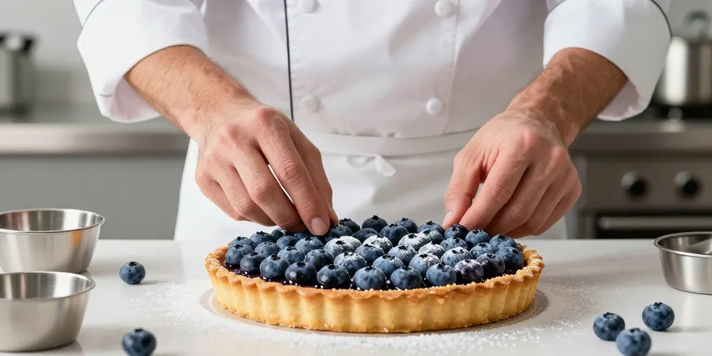 tarte aux myrtilles
