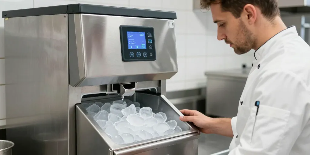 machine à glace professionnelle