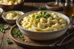 écrasé de pommes de terre au four