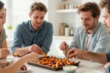 frites de patates douces au four