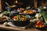 légumes fondants en cocotte