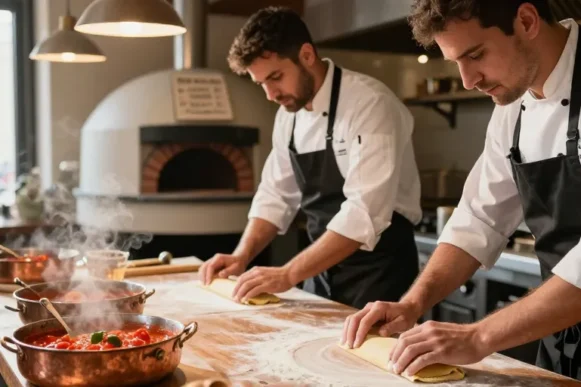 Les secrets d'un restaurant italien qui fait tout maison