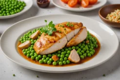 poulet au petits pois