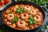 saganaki crevettes