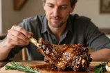 souris d'agneau au four